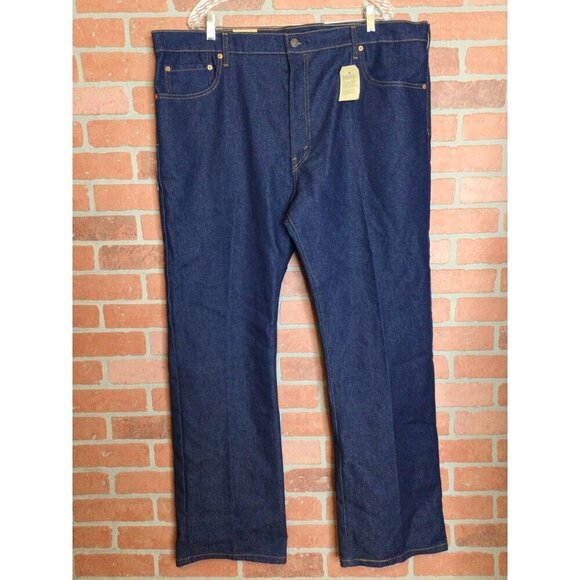 NWT Levi's Men's Denim 517 Bootcut Jeans Pockets Dark Wash Blue Size 44 X 32 - Picture 1 of 8